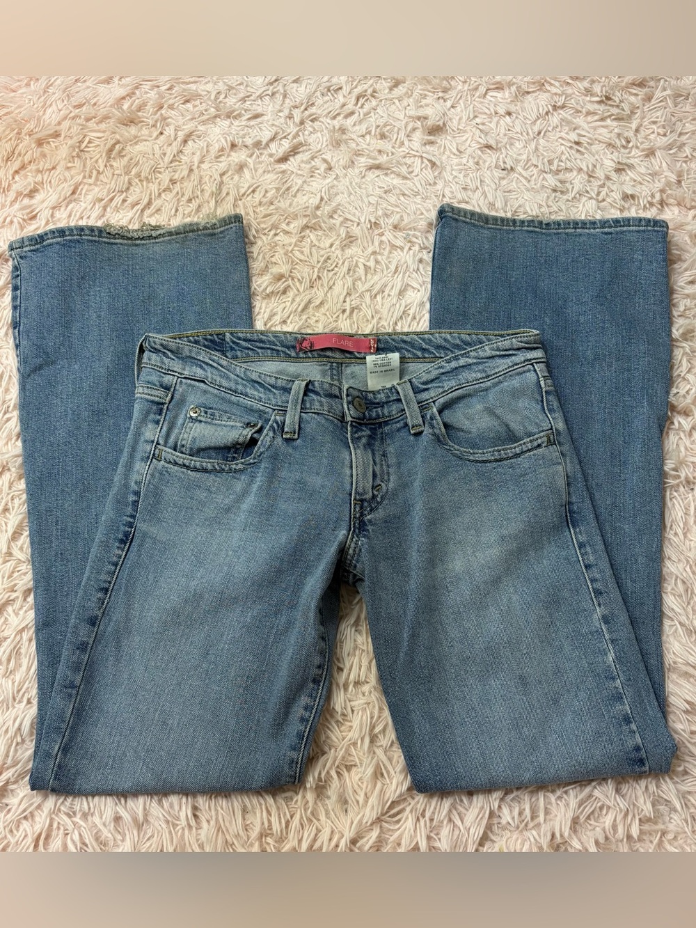 Vintage Y2K Lowrise Flare denim jeans Levi size 7R